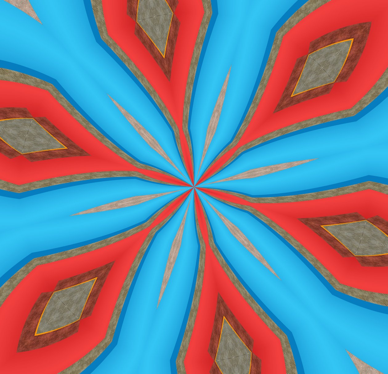 Swirl, 2019, (blandet media) av Alex Caminker