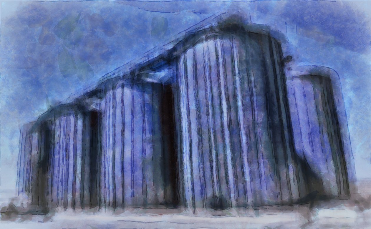Uten tittel, 2019, (blandet media) av Alex Caminker