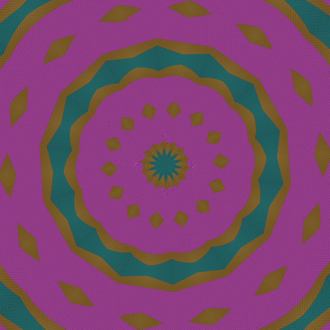 arabesk #50,2019,(blandet media) av Alex Caminker