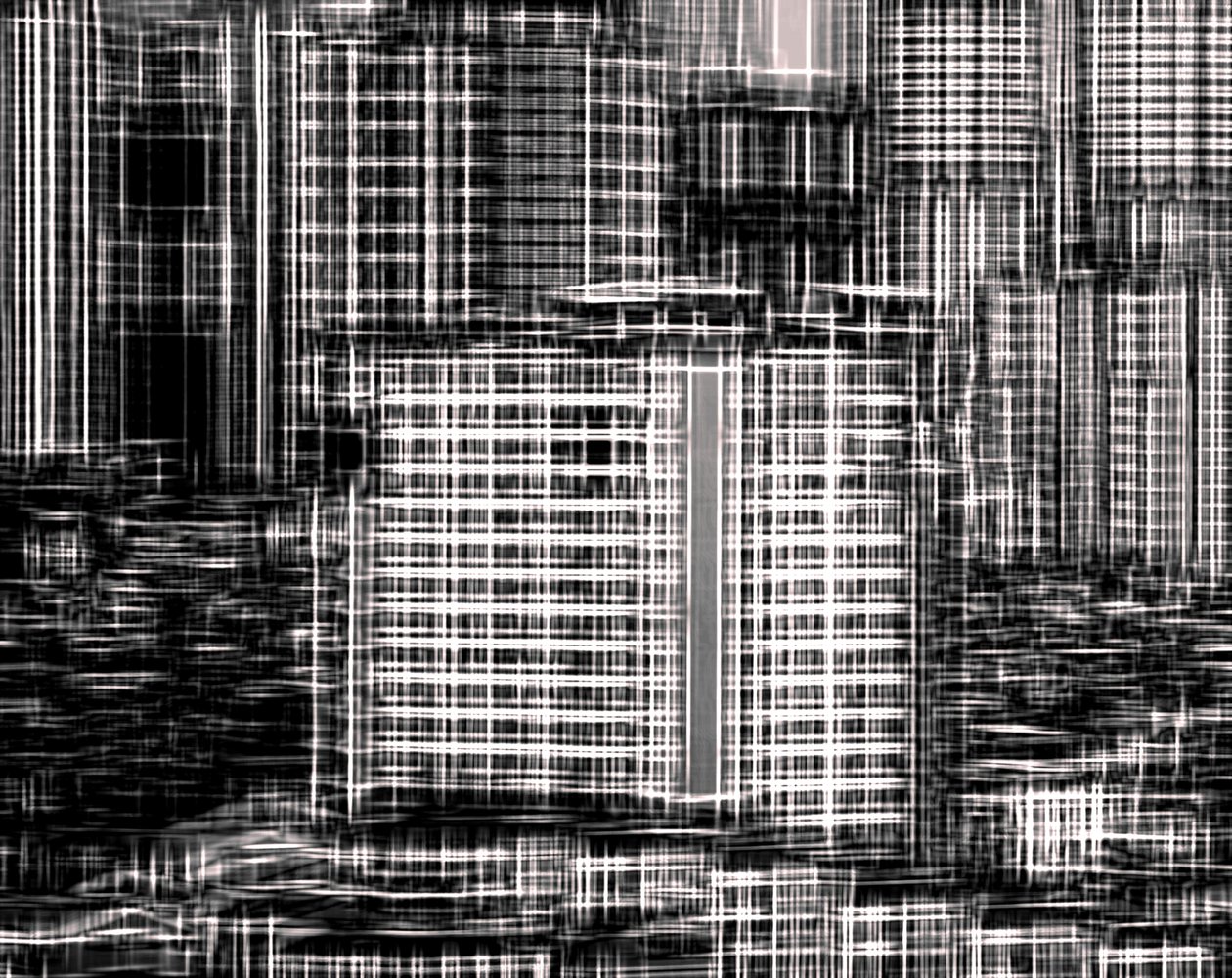 byens struktur, 2019, (fotografi) av Alex Caminker