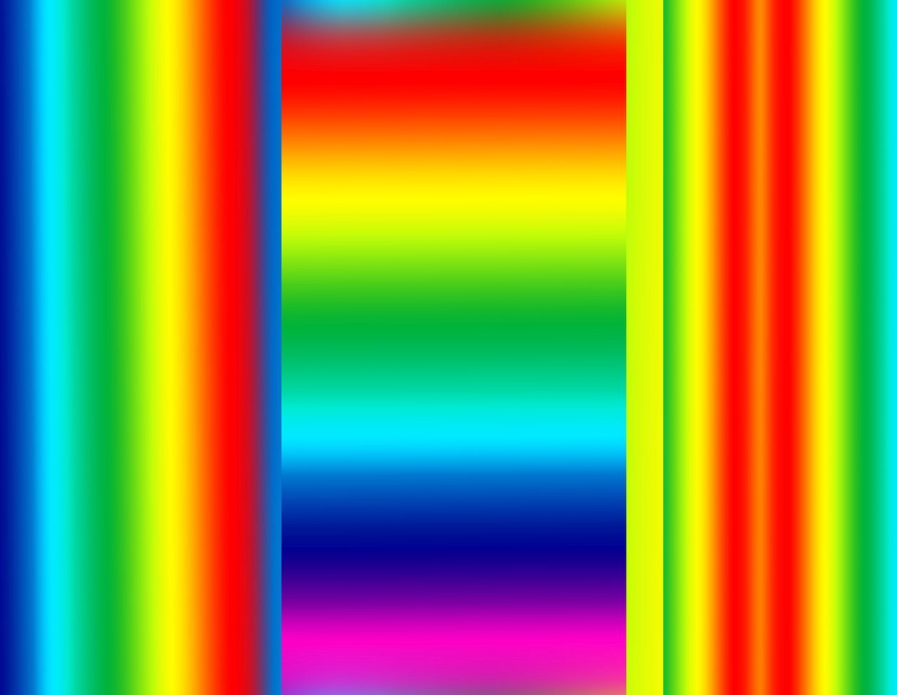 fargefelt #10,2019,(gradient) av Alex Caminker