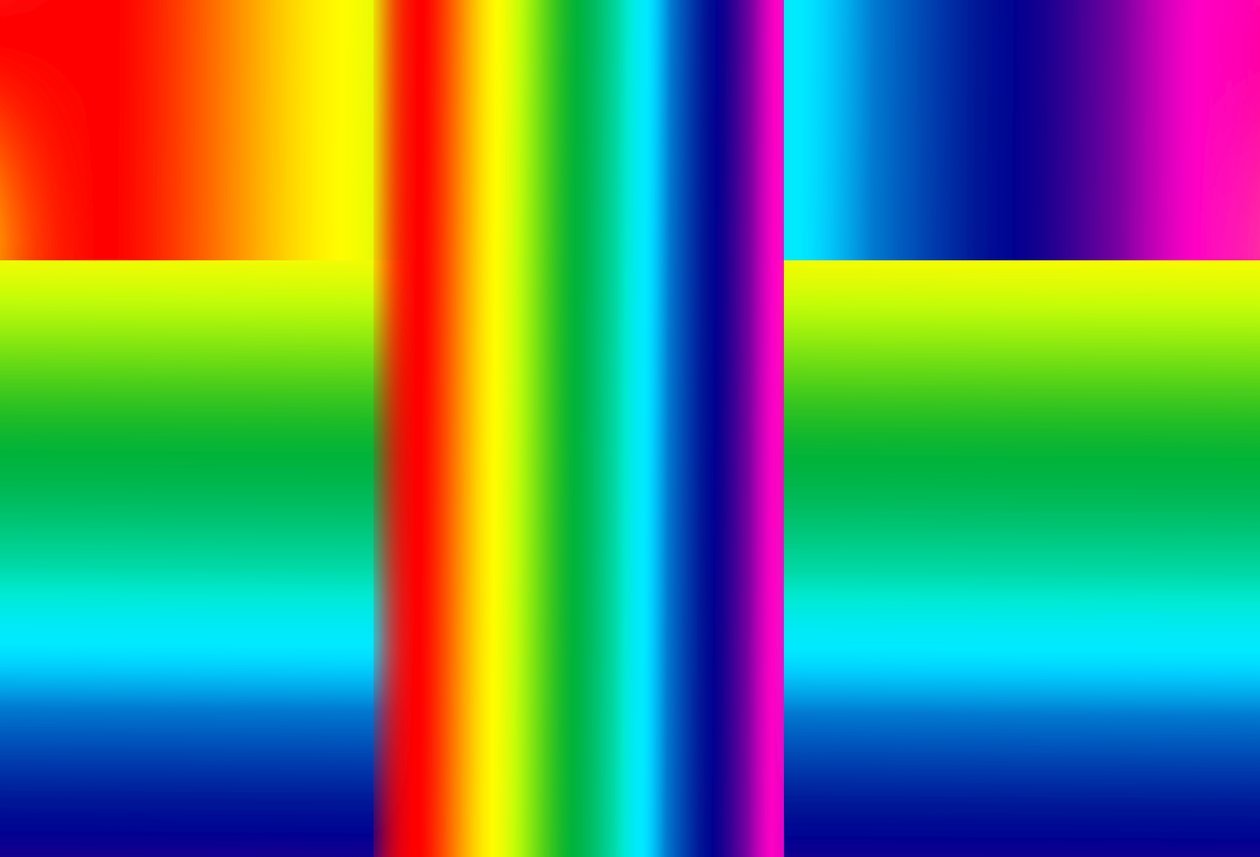 fargefelt #12,2019,(gradient) av Alex Caminker