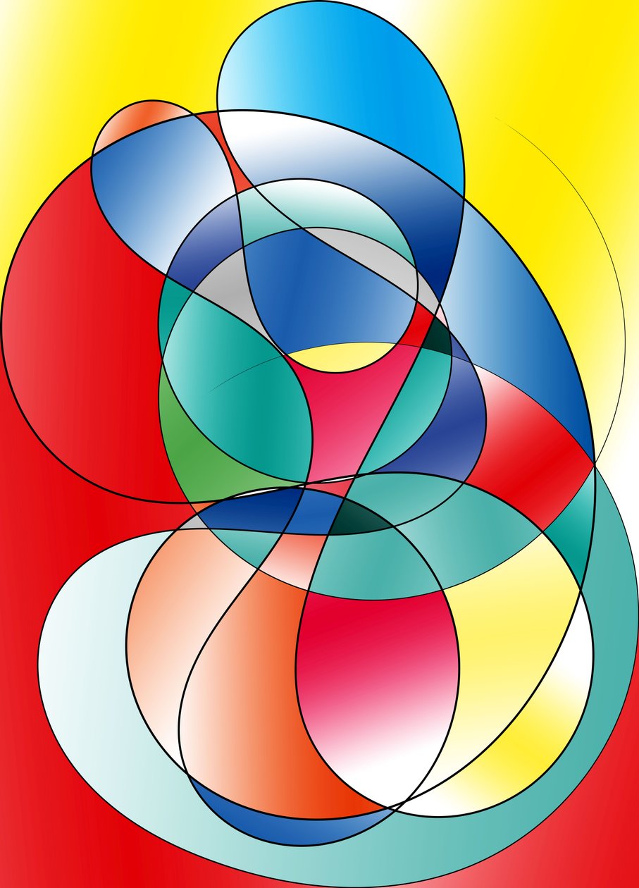 omfavnelse, 2019, (gradient) av Alex Caminker