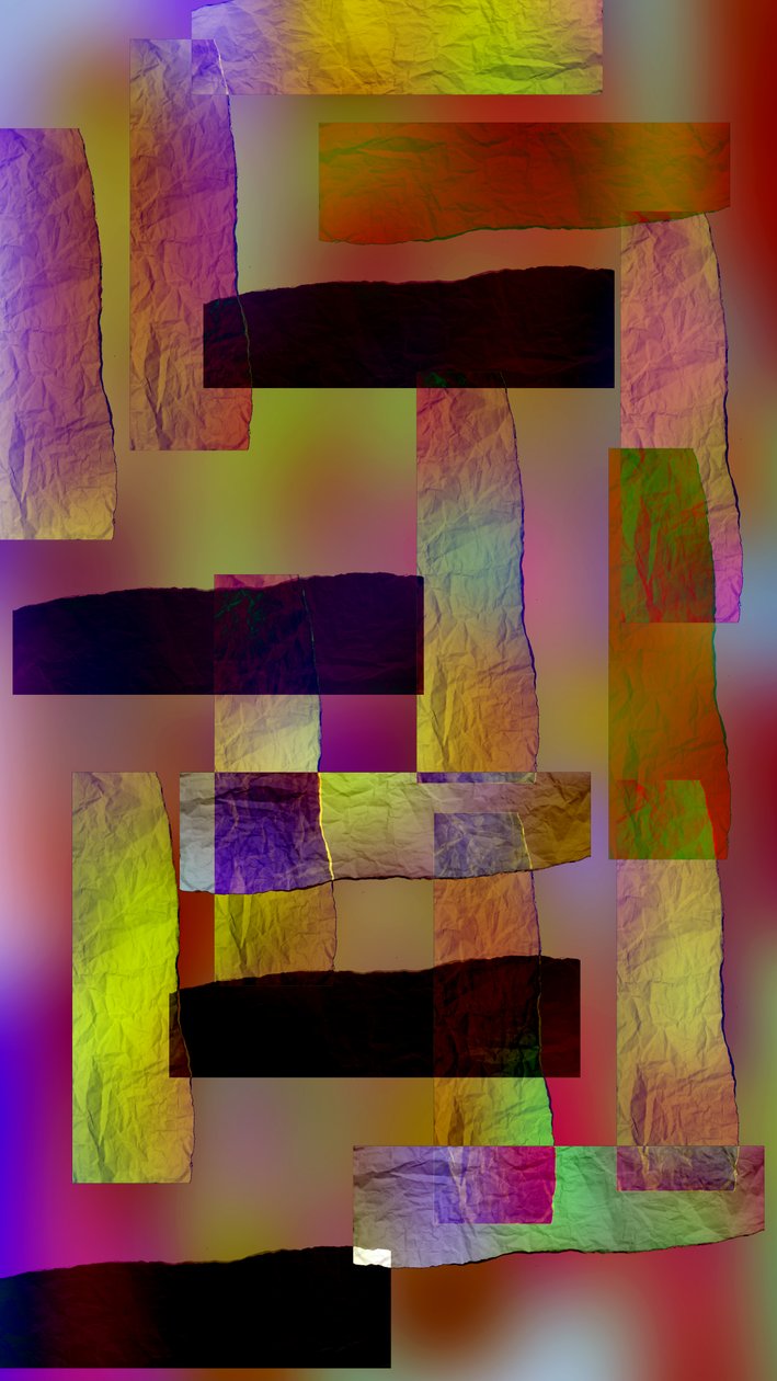 etude #12,2019,(blandet media) av Alex Caminker