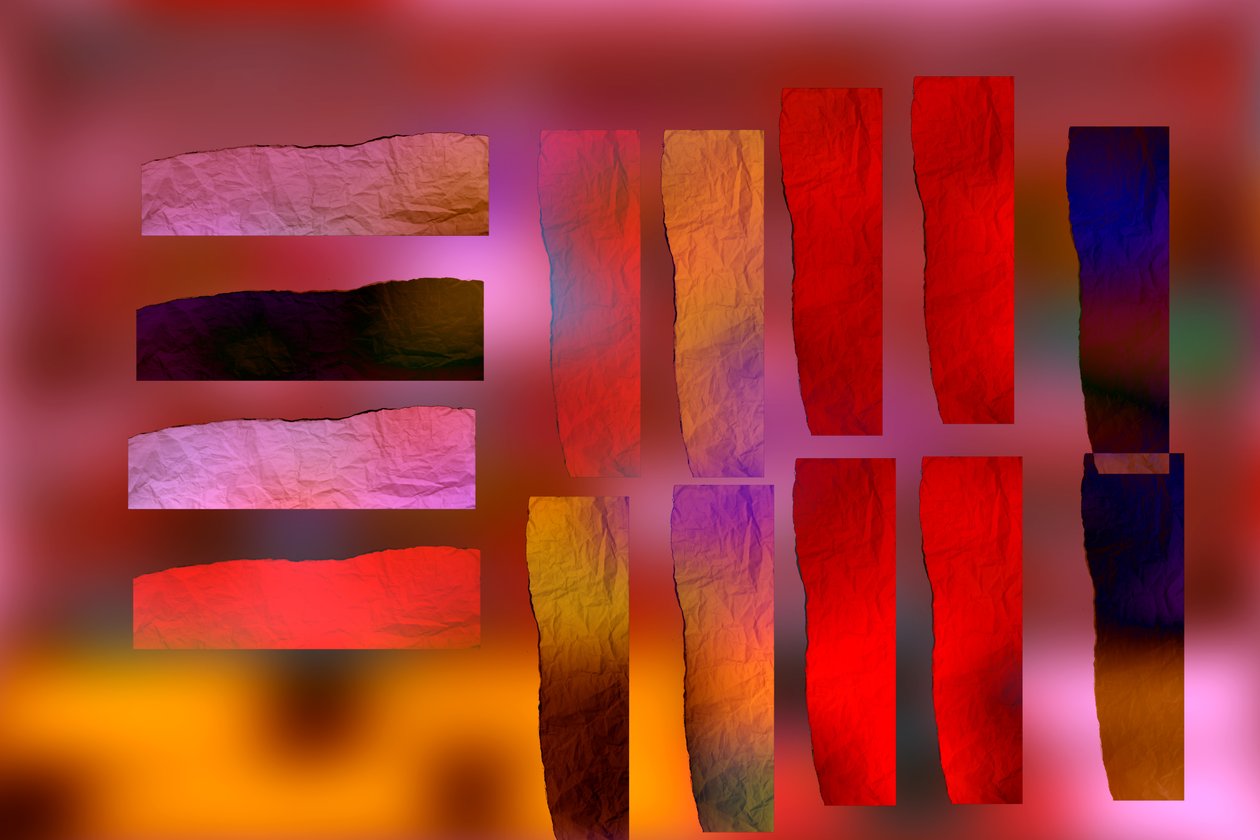 etude #3,2019,(blandet media) av Alex Caminker