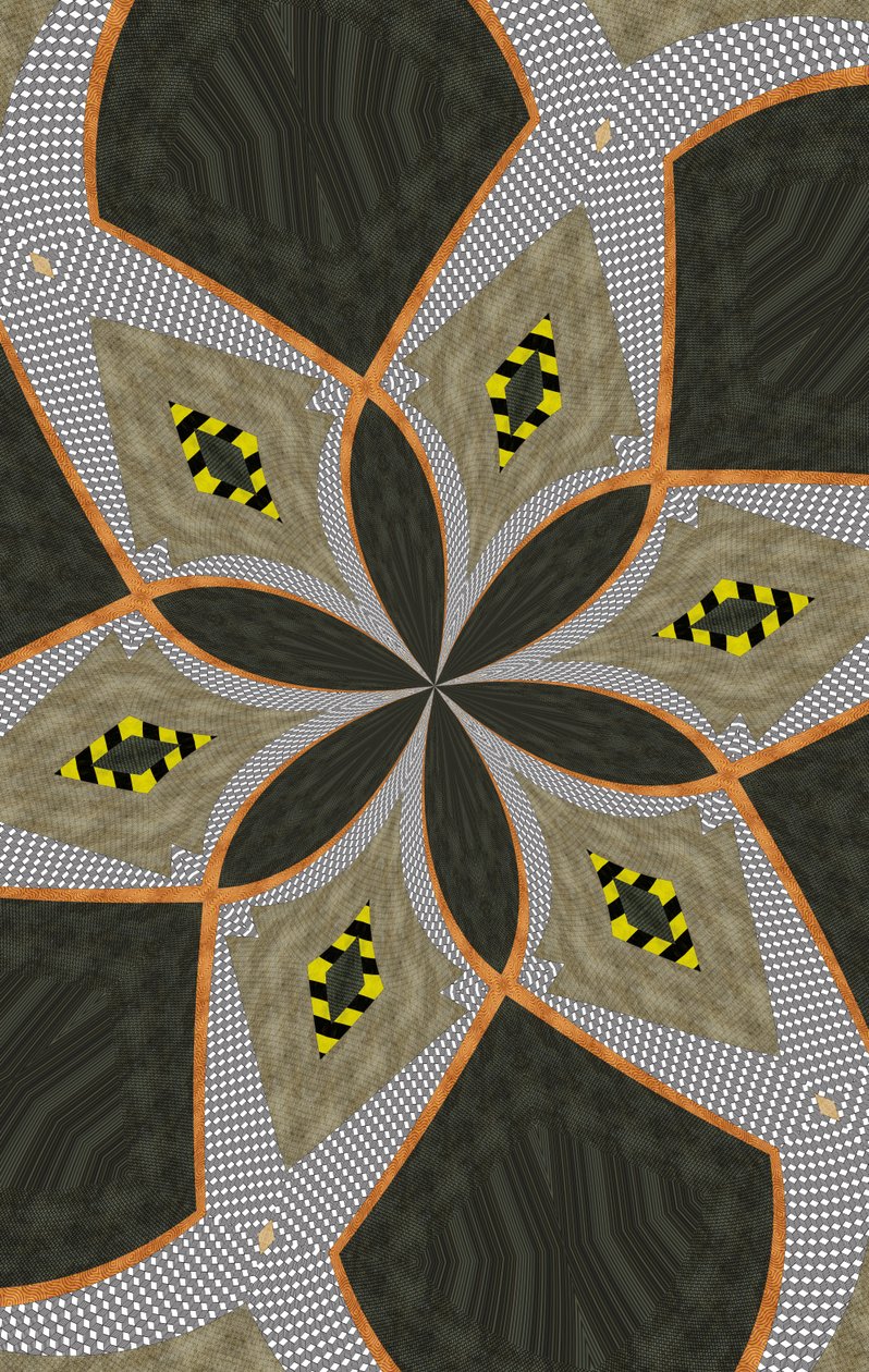 blomster;61,2019,(blandet media) av Alex Caminker