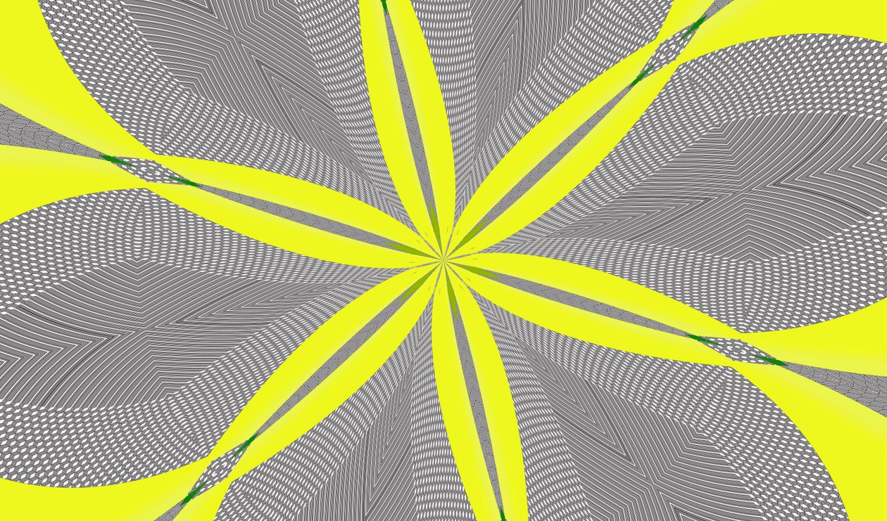 blomster #110,2019,(blandet media) av Alex Caminker