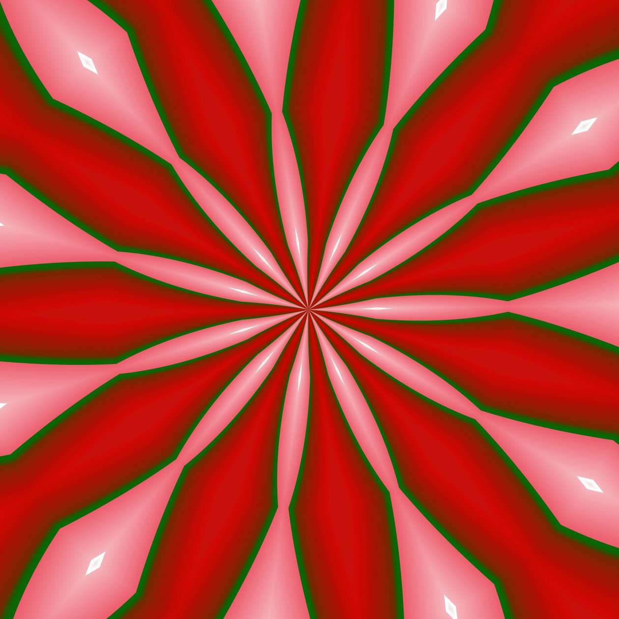 blomster #3,2019,(gradient) av Alex Caminker