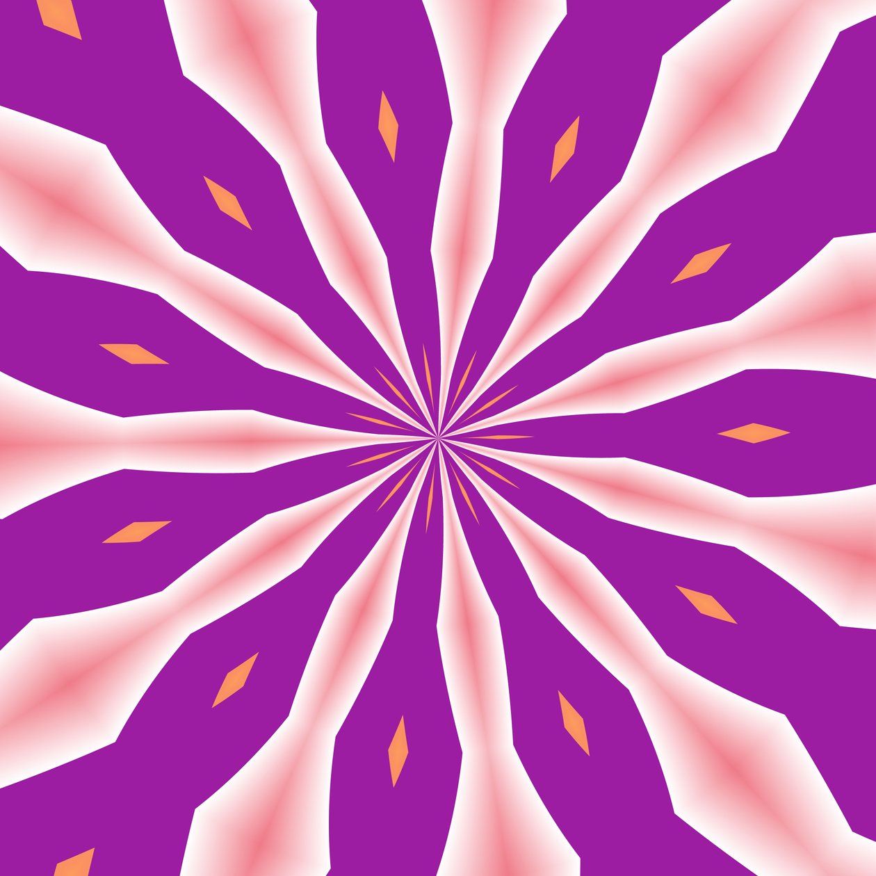 blomster #4,2019,(gradient) av Alex Caminker