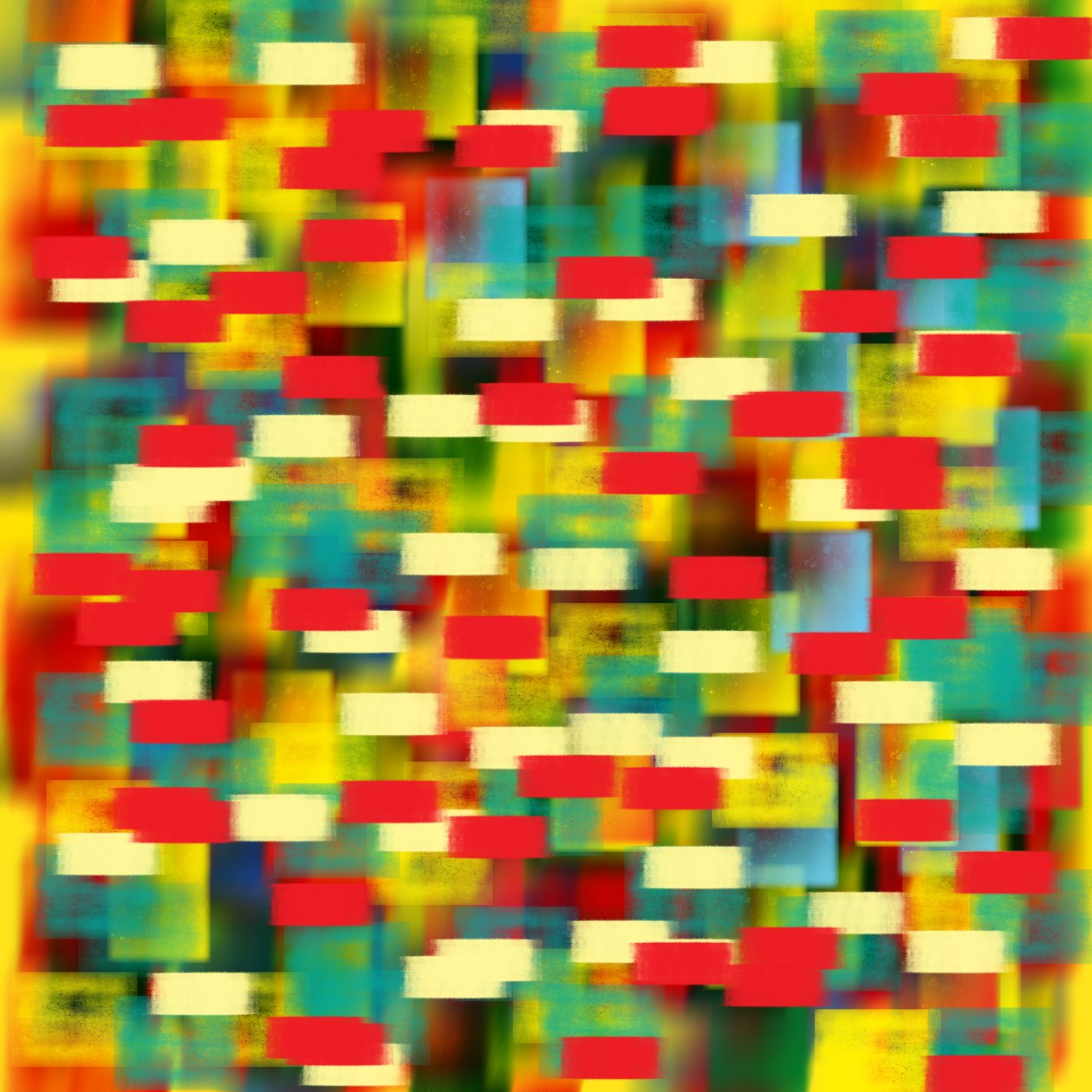 horisontal puantilisme brun, 2019, (fotografi) av Alex Caminker