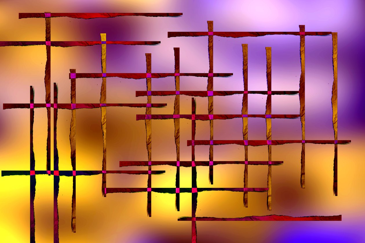 inseparability, 2019, (blandet media) av Alex Caminker