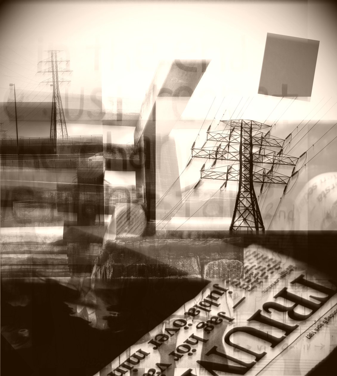 manifest,2019,(blandet media,collage;funne objekter) av Alex Caminker