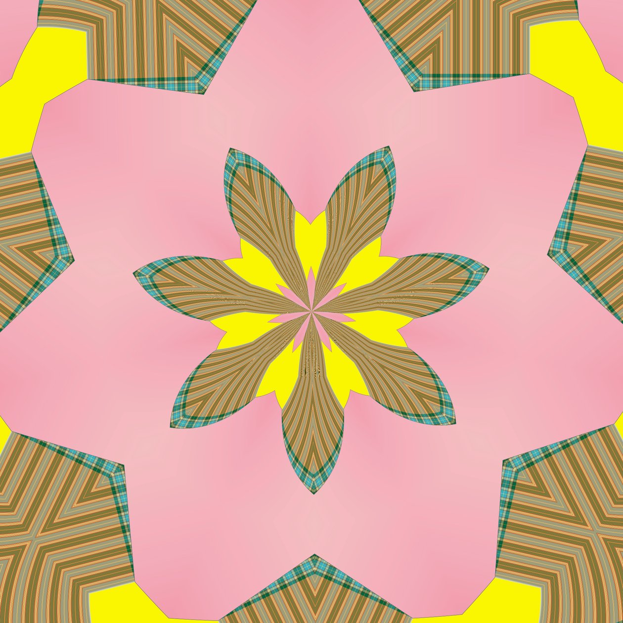 ornament #29,2019,(blandet media) av Alex Caminker