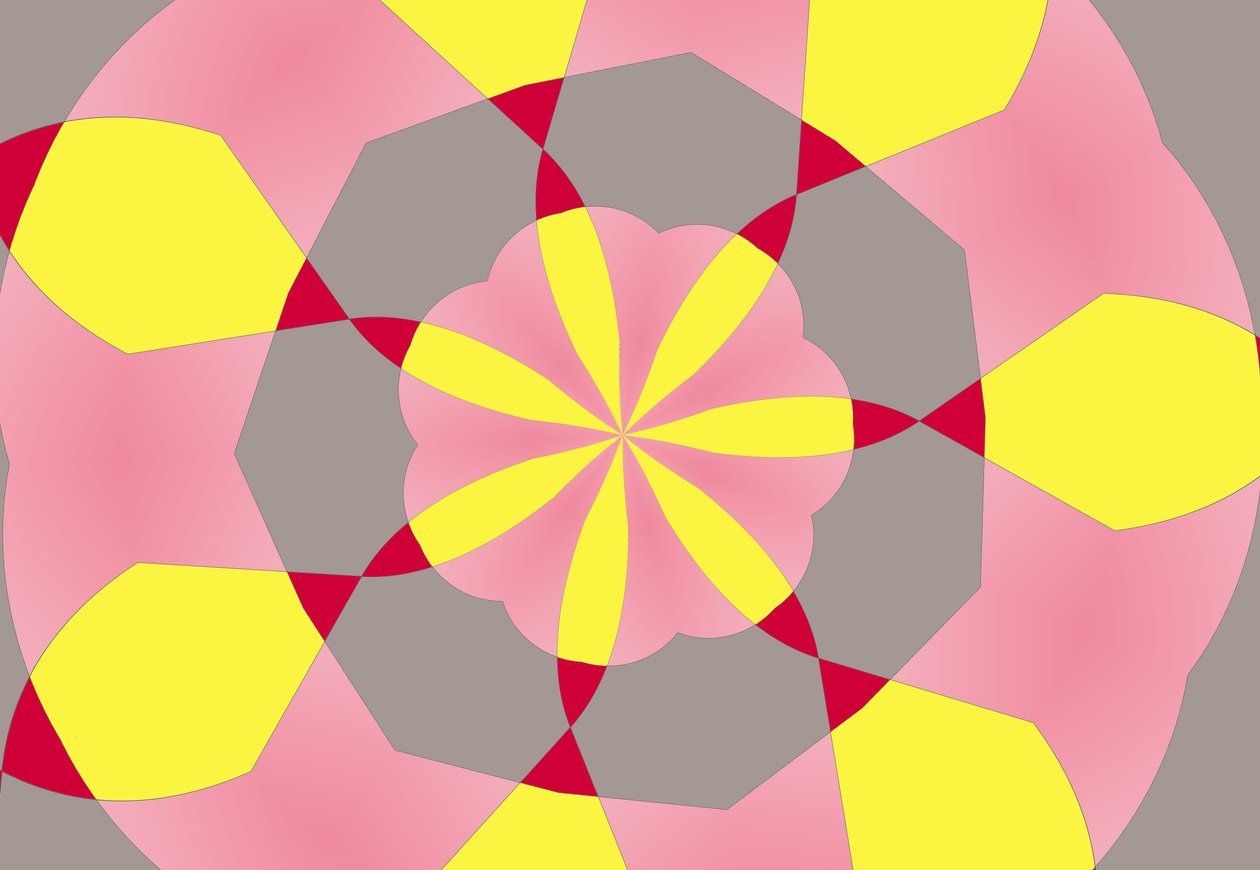 ornament #32,2019,(blandet media) av Alex Caminker