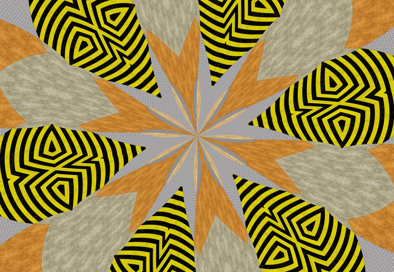 ornament #84,2019,(blandet media) av Alex Caminker