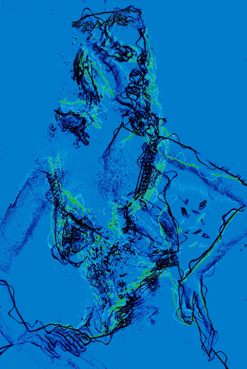 outlines, 2020, (blandet media) av Alex Caminker