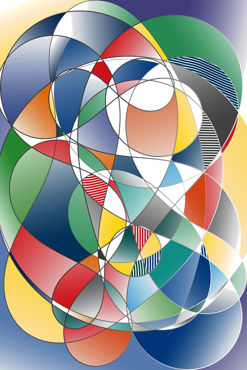 tilstedeværelse av tomrom, 2019, (gradient) av Alex Caminker