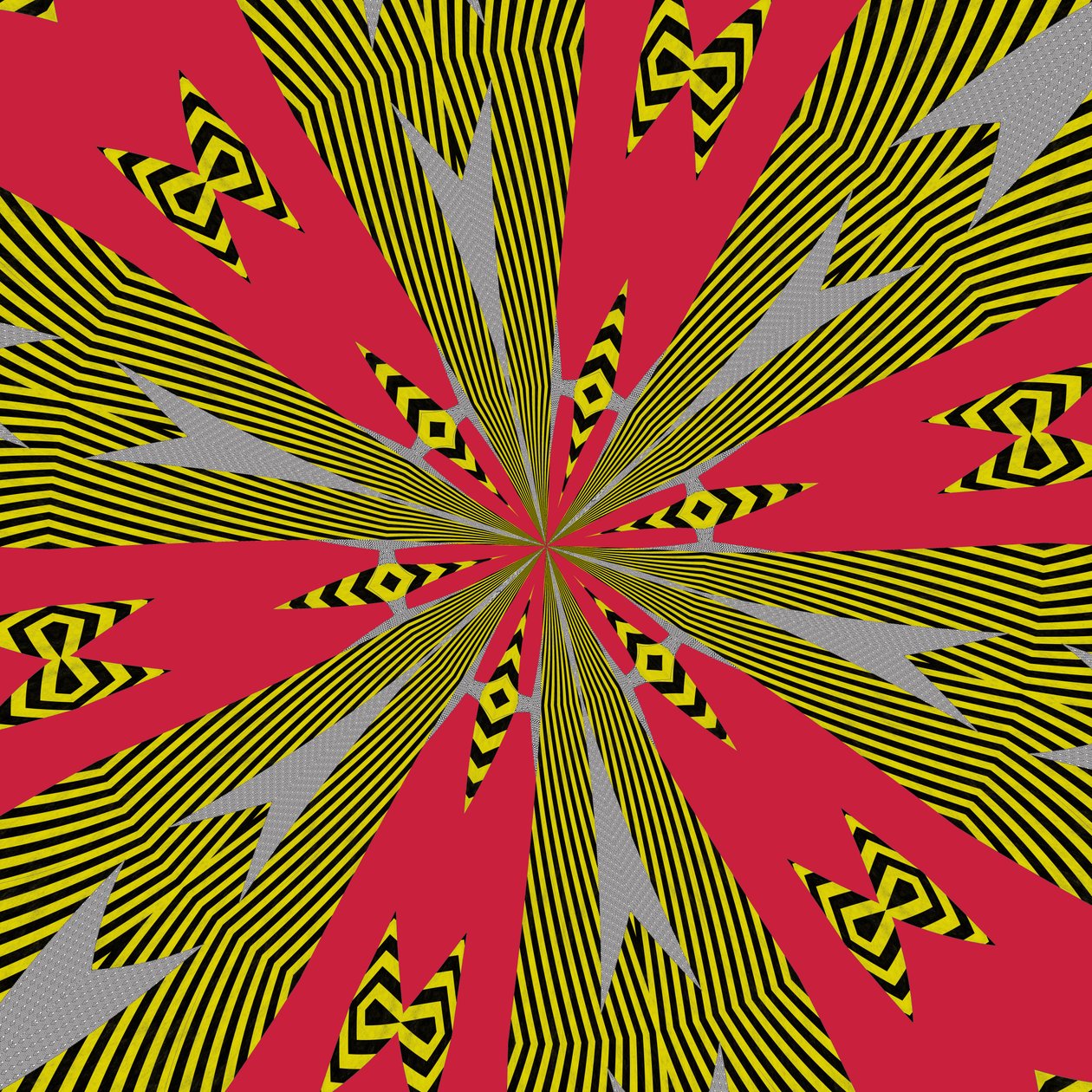 symmetri #19,2019,(blandet media) av Alex Caminker