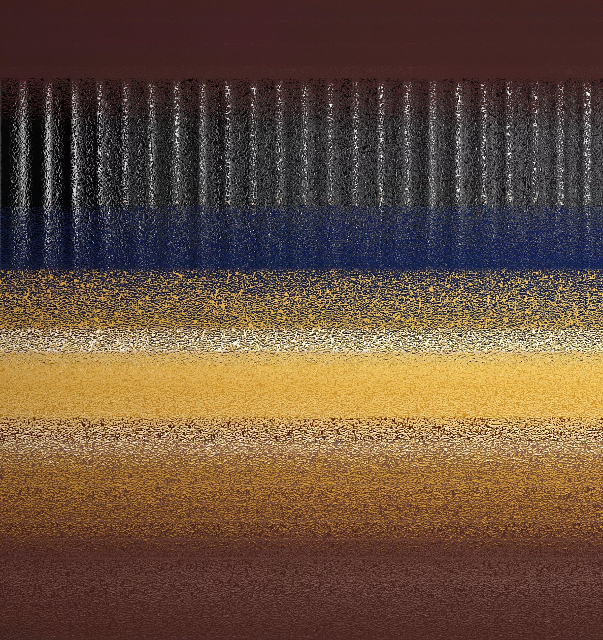 gresset om kvelden, 2017, (digitalt) av Alex Caminker