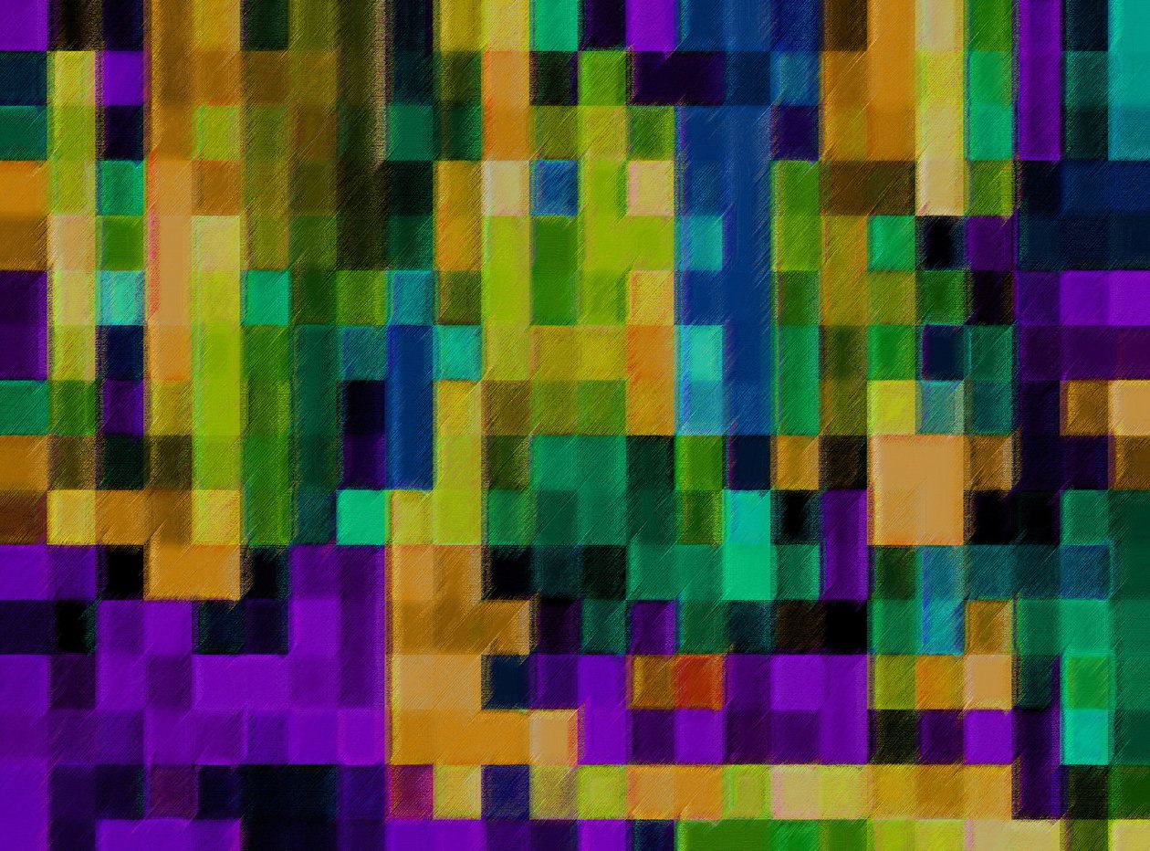 tissue of skies, 2020, (blandet media) av Alex Caminker
