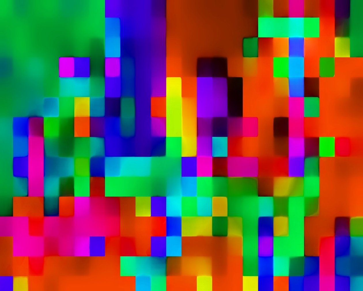 tv-motion, 2020, (blandet media) av Alex Caminker