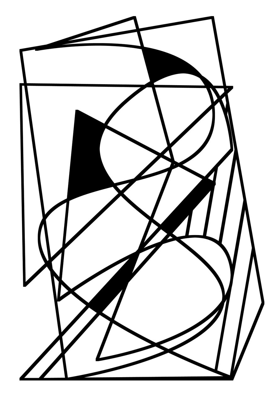 uten tittel, 2019, (tegning) av Alex Caminker