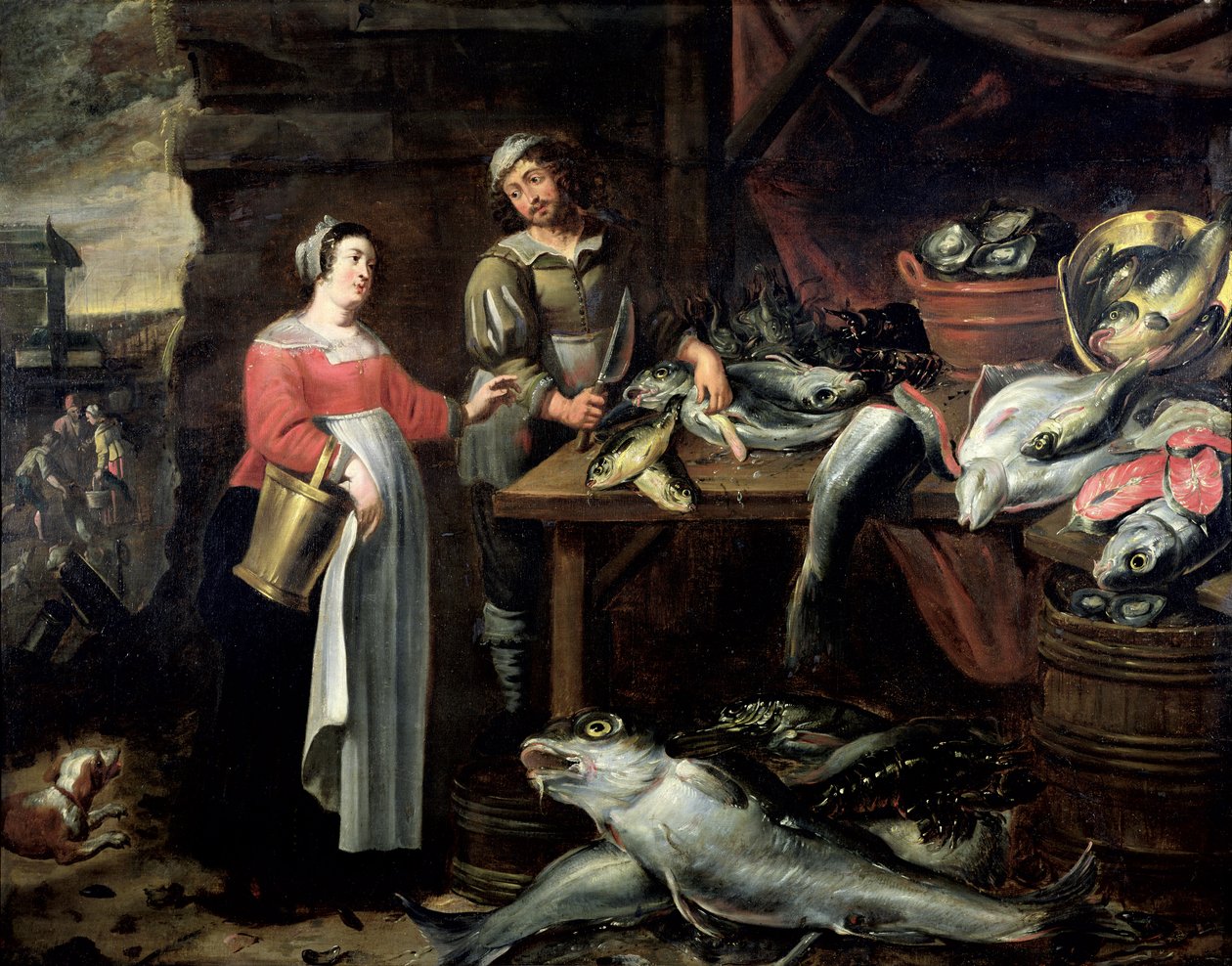 Fiskehandleren av Alexander van Adriaenssen