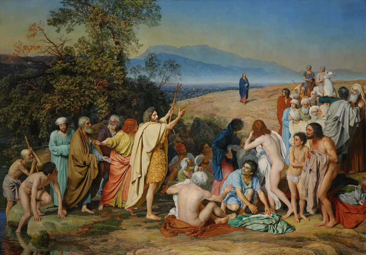 Kristi utseende for folket (utseendet til Messias) av Alexander Andreyevich Ivanov