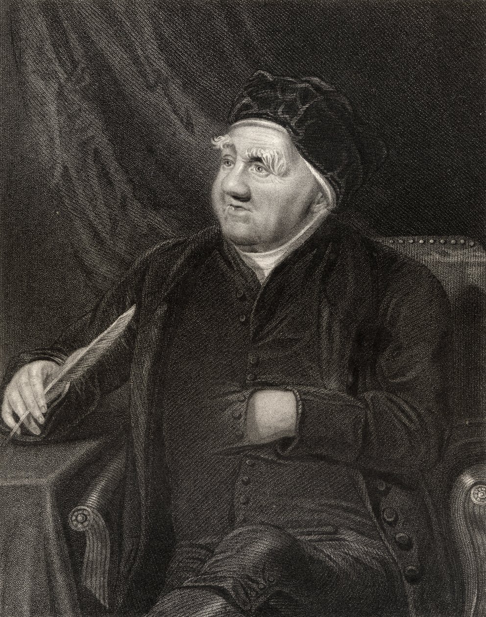 Samuel Parr, gravert av John Cochran (fl.1821-65), fra 