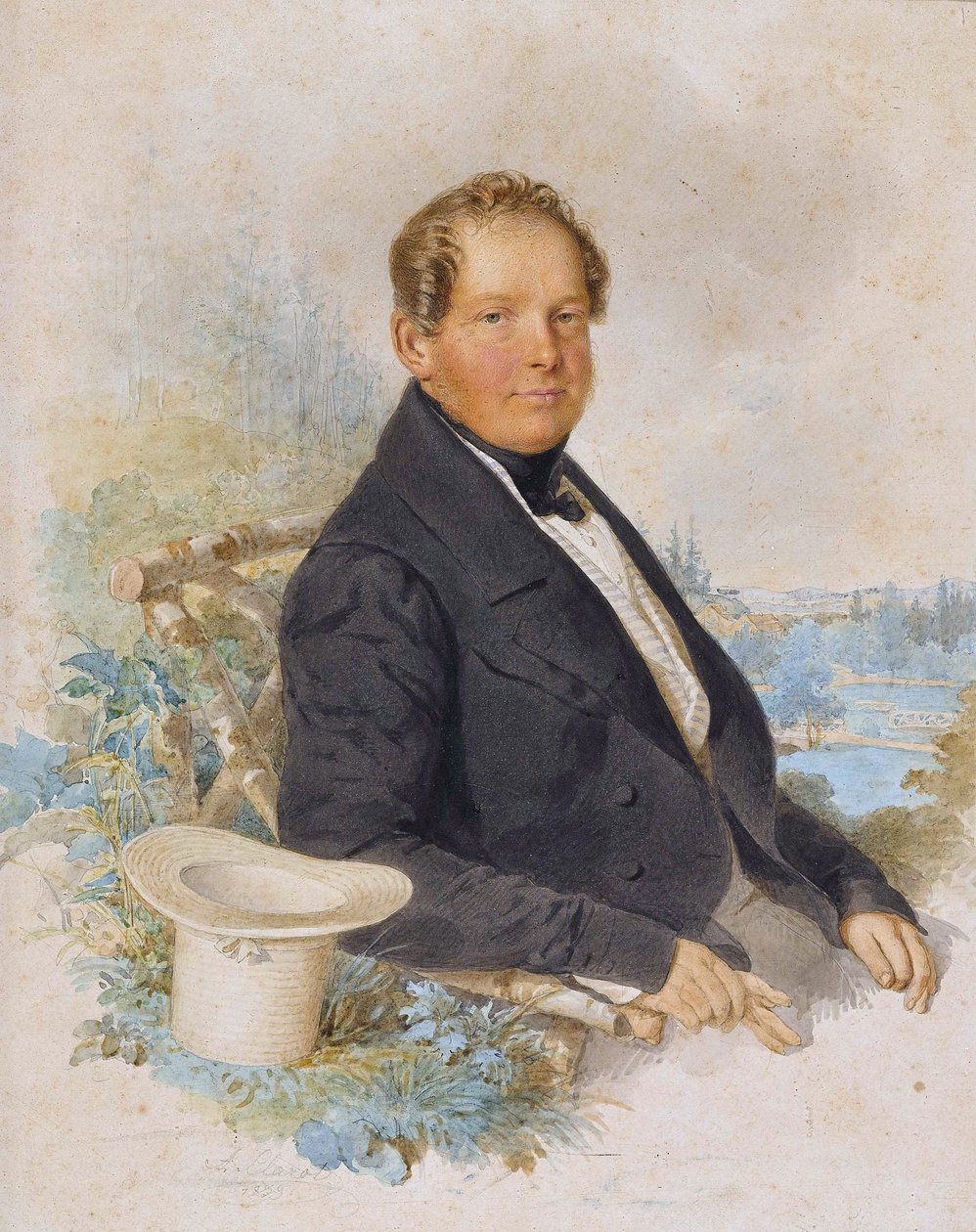 Kronprins Friedrich Wilhelm av Preussen (1795-1861) av Alexander Clarot