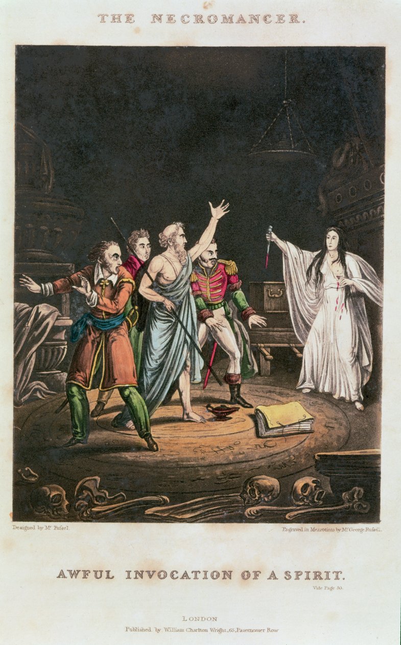Awful Invocation of a Spirit, illustrasjon til 