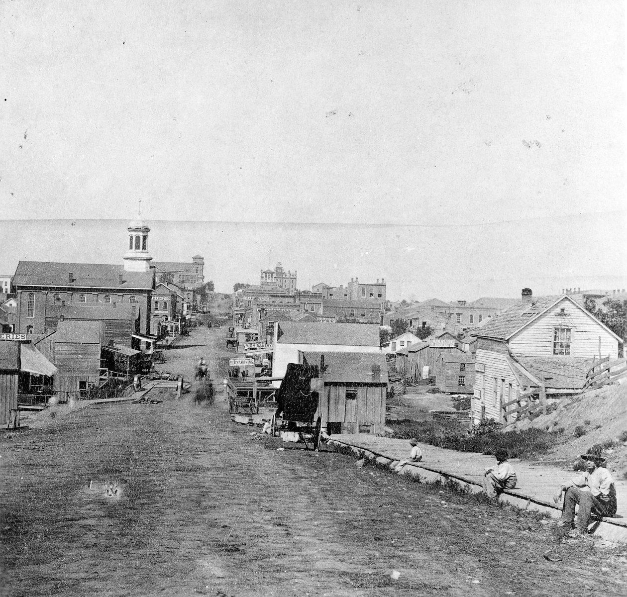 Fifth Street, Leavenworth, Kansas, 1867 av Alexander Gardner