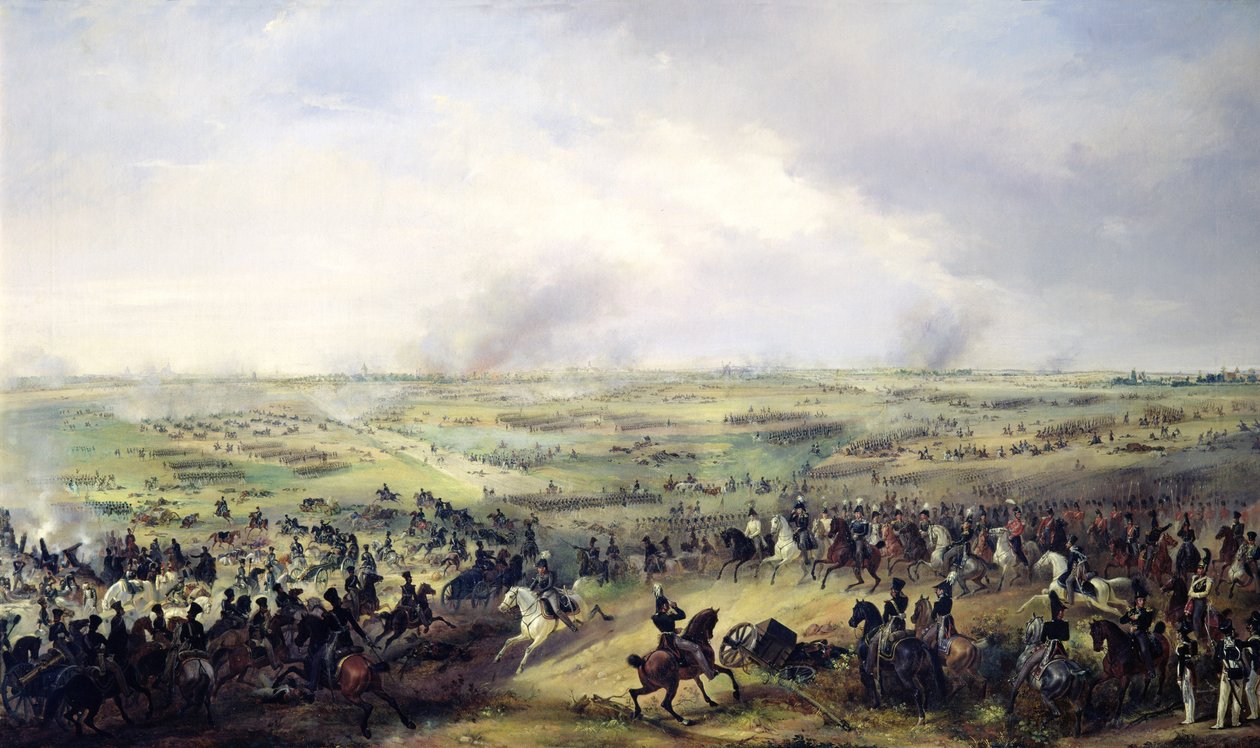 Slaget ved Leipzig, 16.-19. oktober 1813 av Alexander Ivanovich Sauerweid