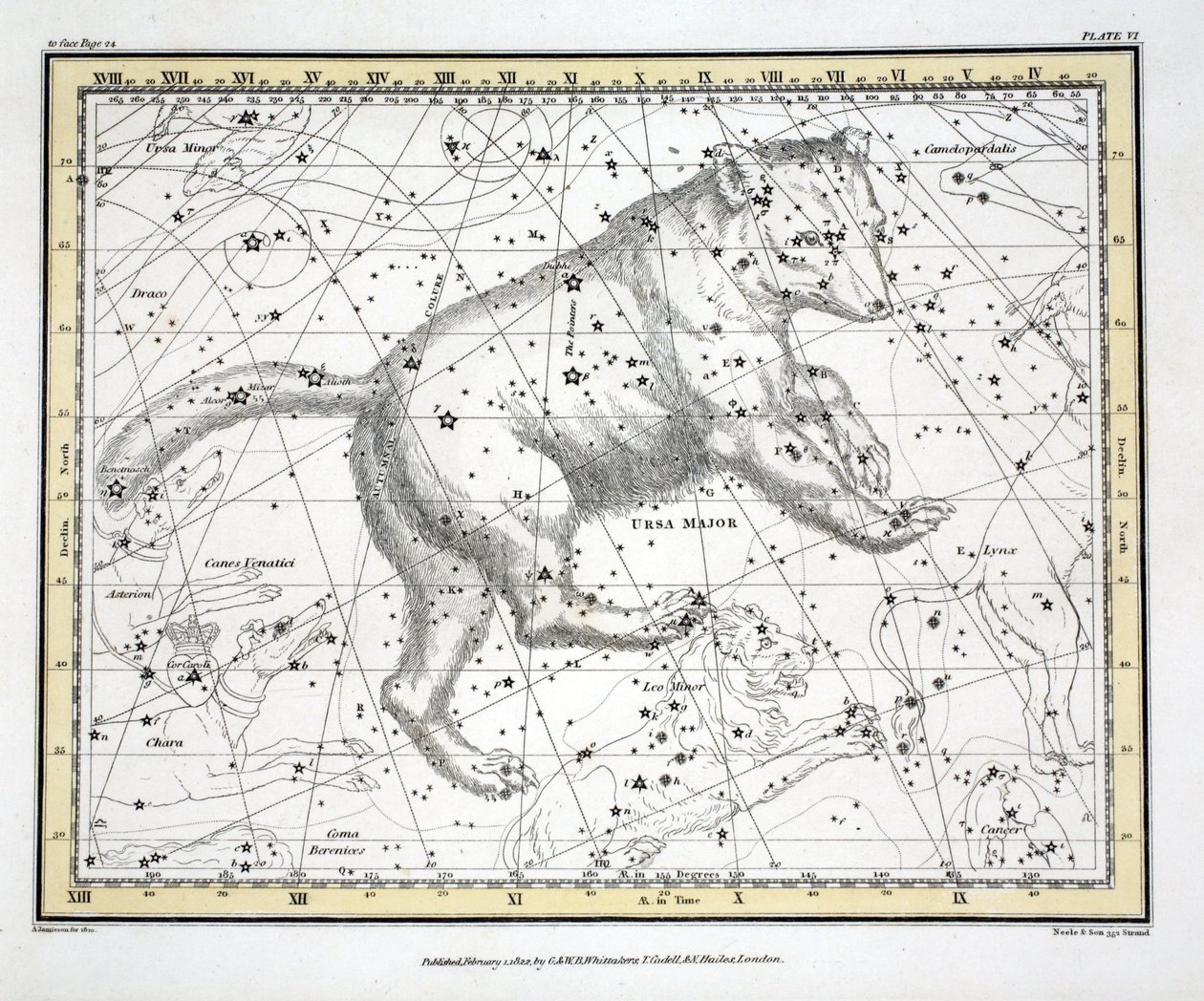 The Constellations (Plate VI) Ursa Major, fra 