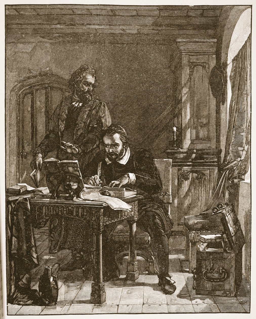 Tyndale oversetter Bibelen, illustrasjon fra 