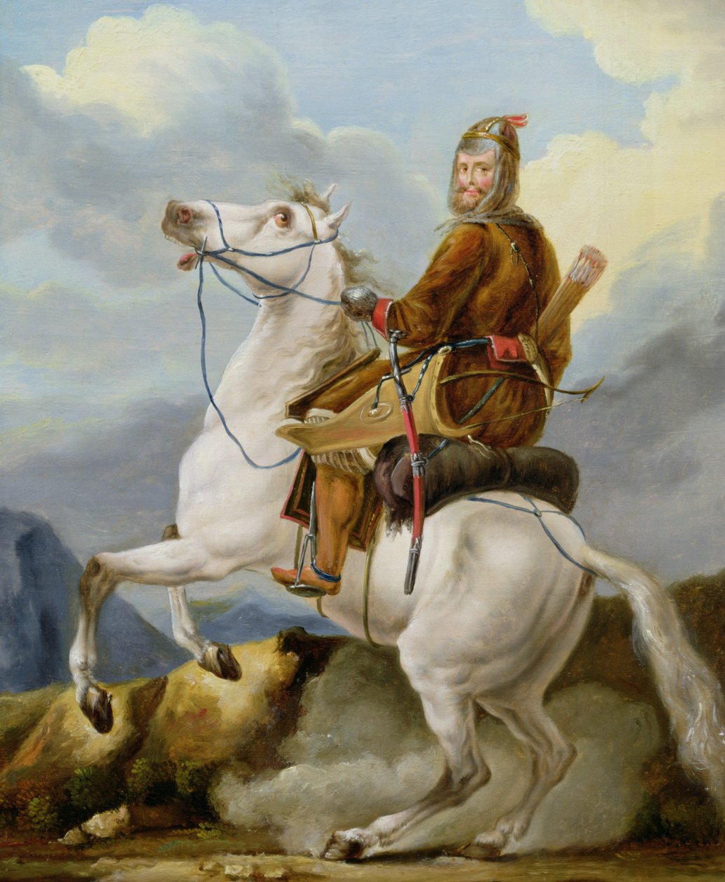 En orientalsk kriger av Alexander Osipovich Orlowski