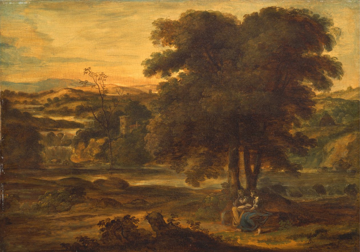 Klassisk landskap av Alexander Runciman