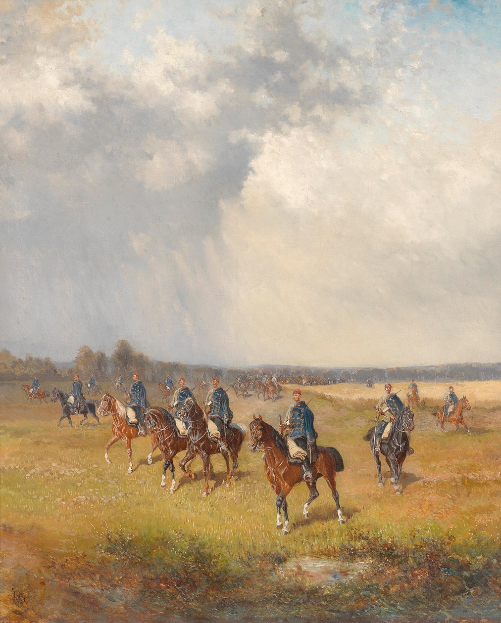Ungarske husarer av Alexander von Bensa