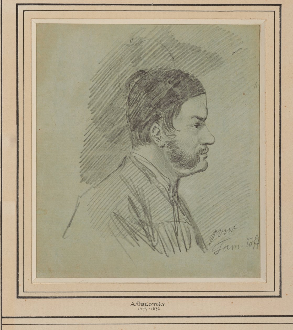 Selvportrett av Alexander Orlowski