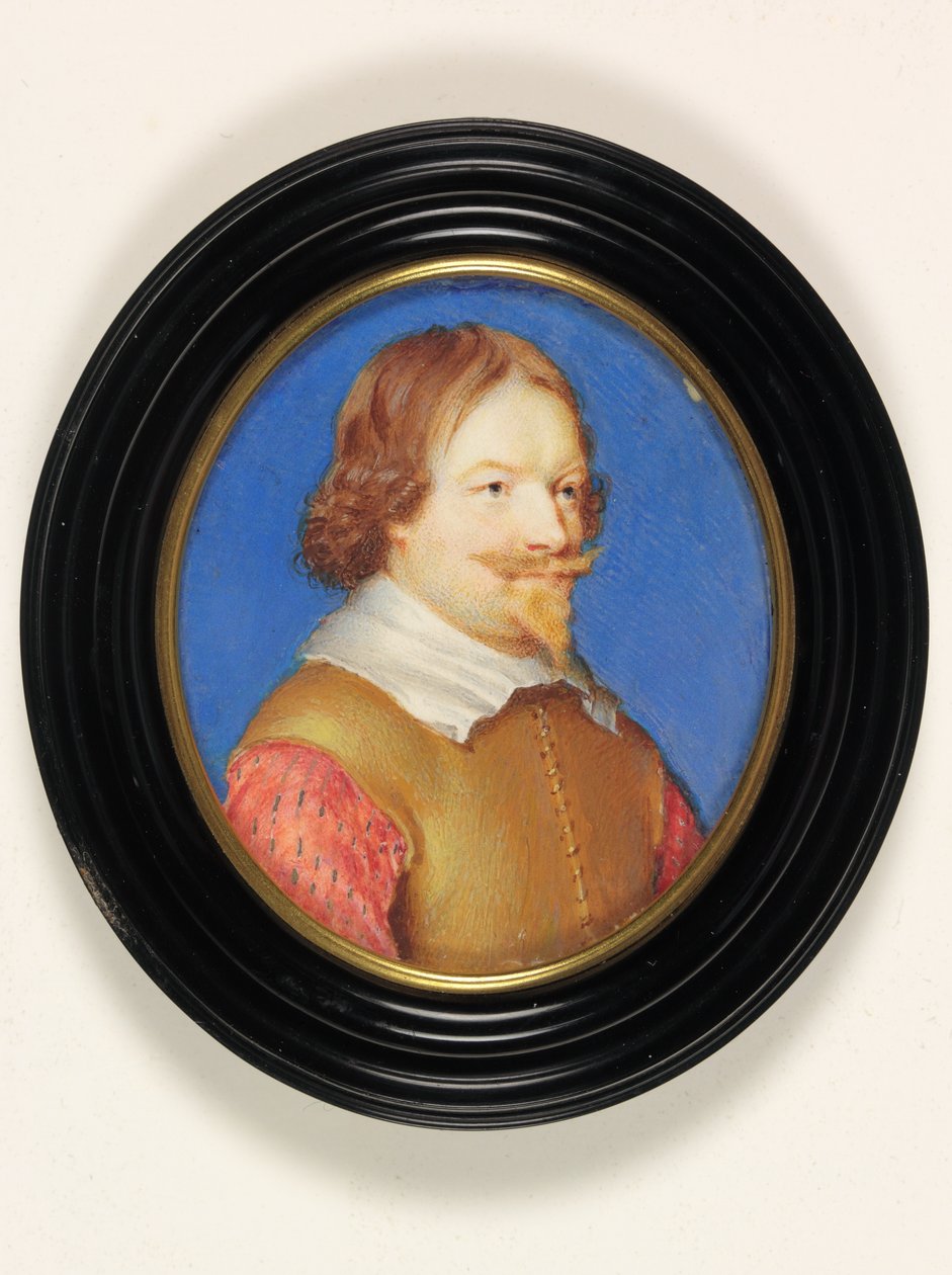 Alexander Leslie, jarl av Leven (akvarell på vellum) av Alexander (style of) Cooper
