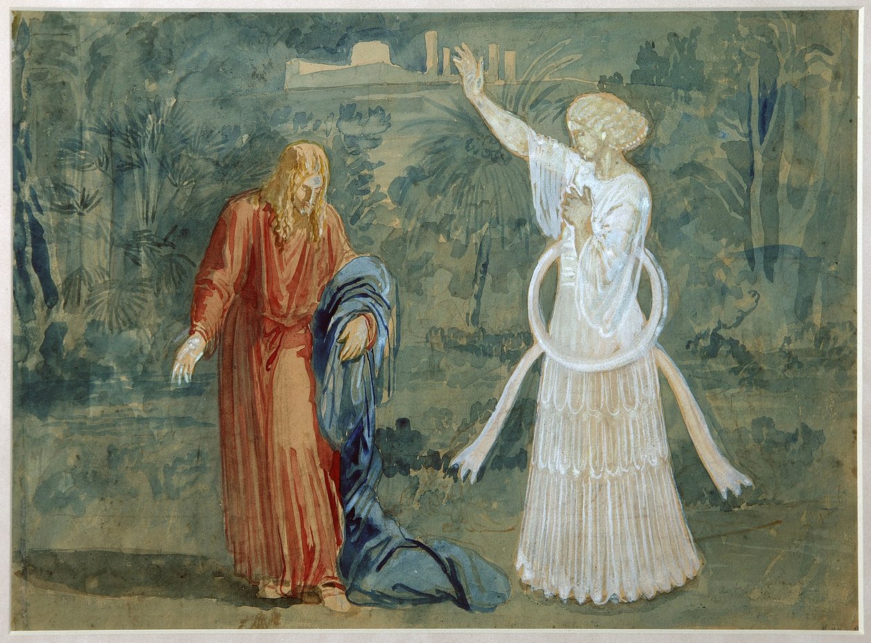 Kristus i Getsemane, slutten av 1840-årene av Alexander Andreyevich Ivanov