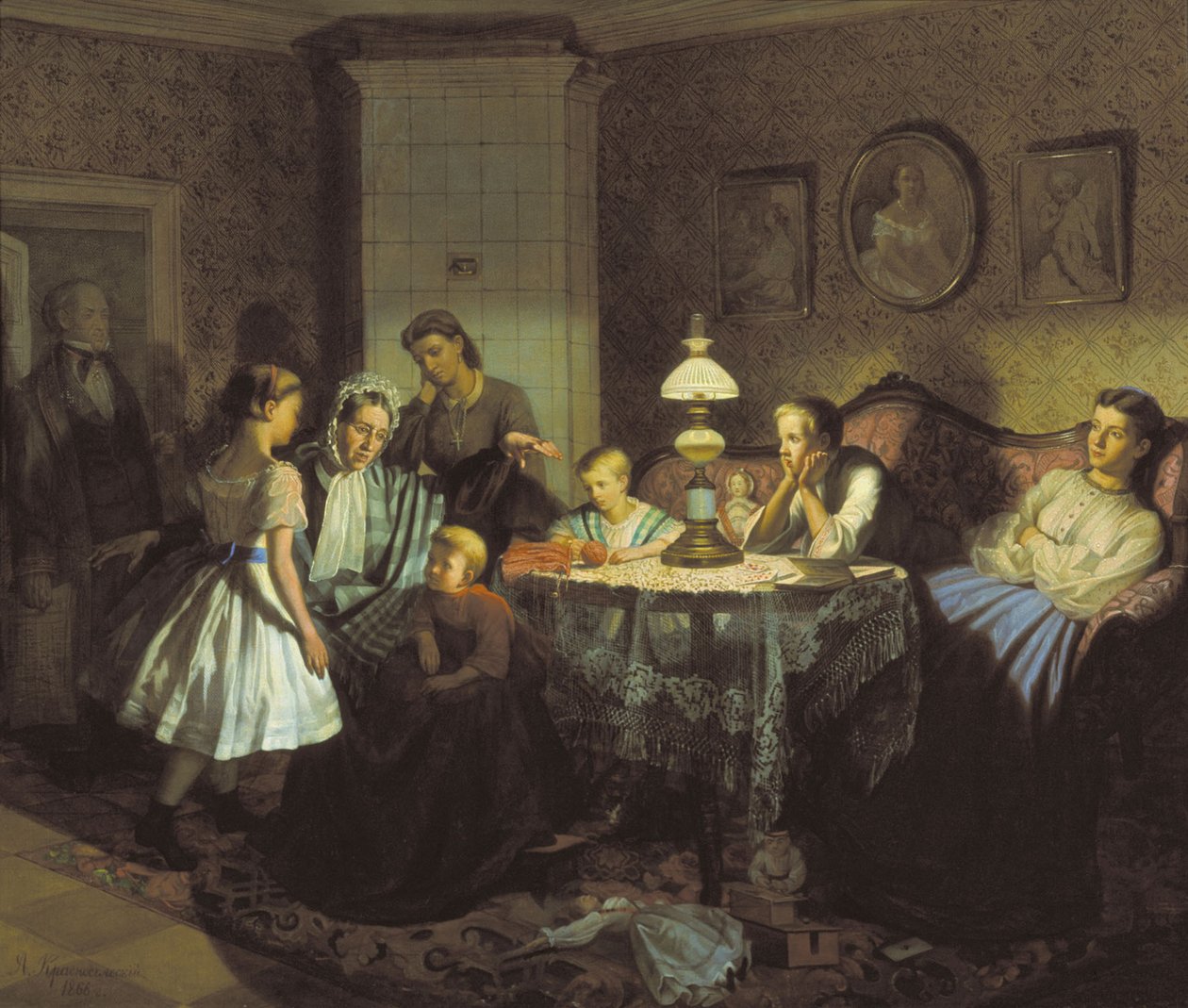 Bestemors eventyr, 1866 av Alexander Andreyevich Krasnoselsky