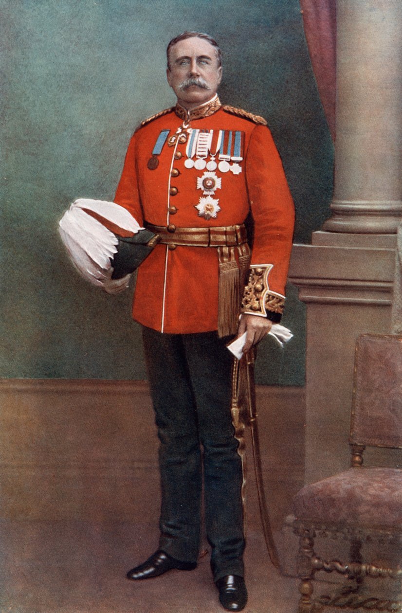 Sir William Lockhart, øverstkommanderende i India, c1900 1902 av Alexander Bassano
