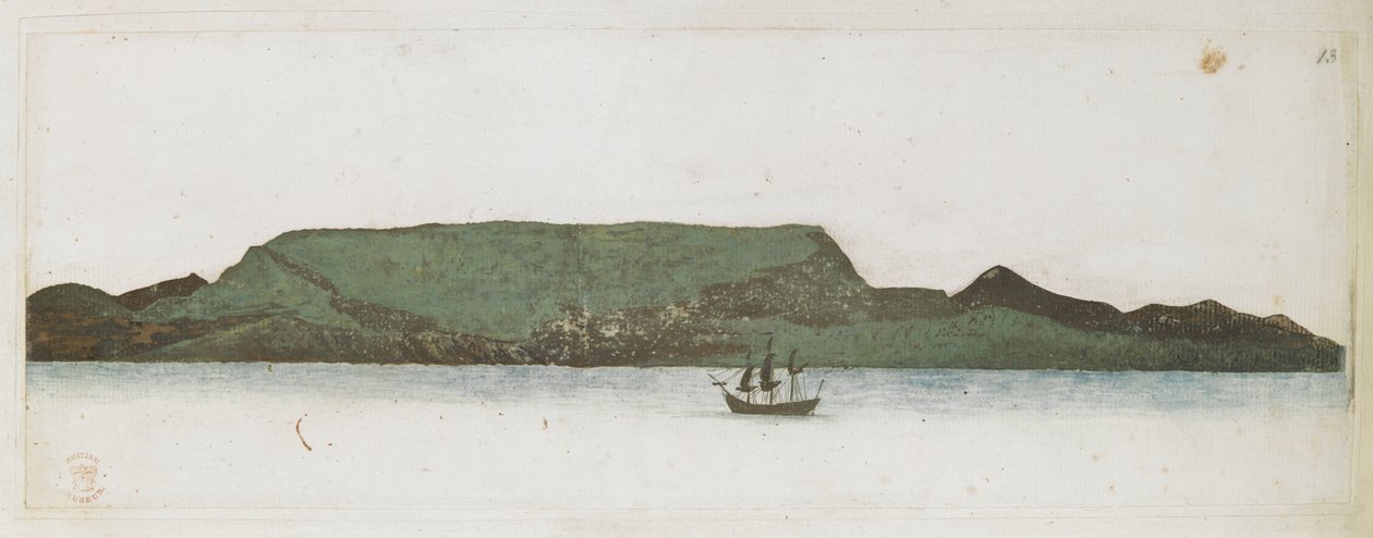 Legg til MS 15507 f.13 Endeavour, utenfor kysten av Tierra del Fuego av Alexander Buchan