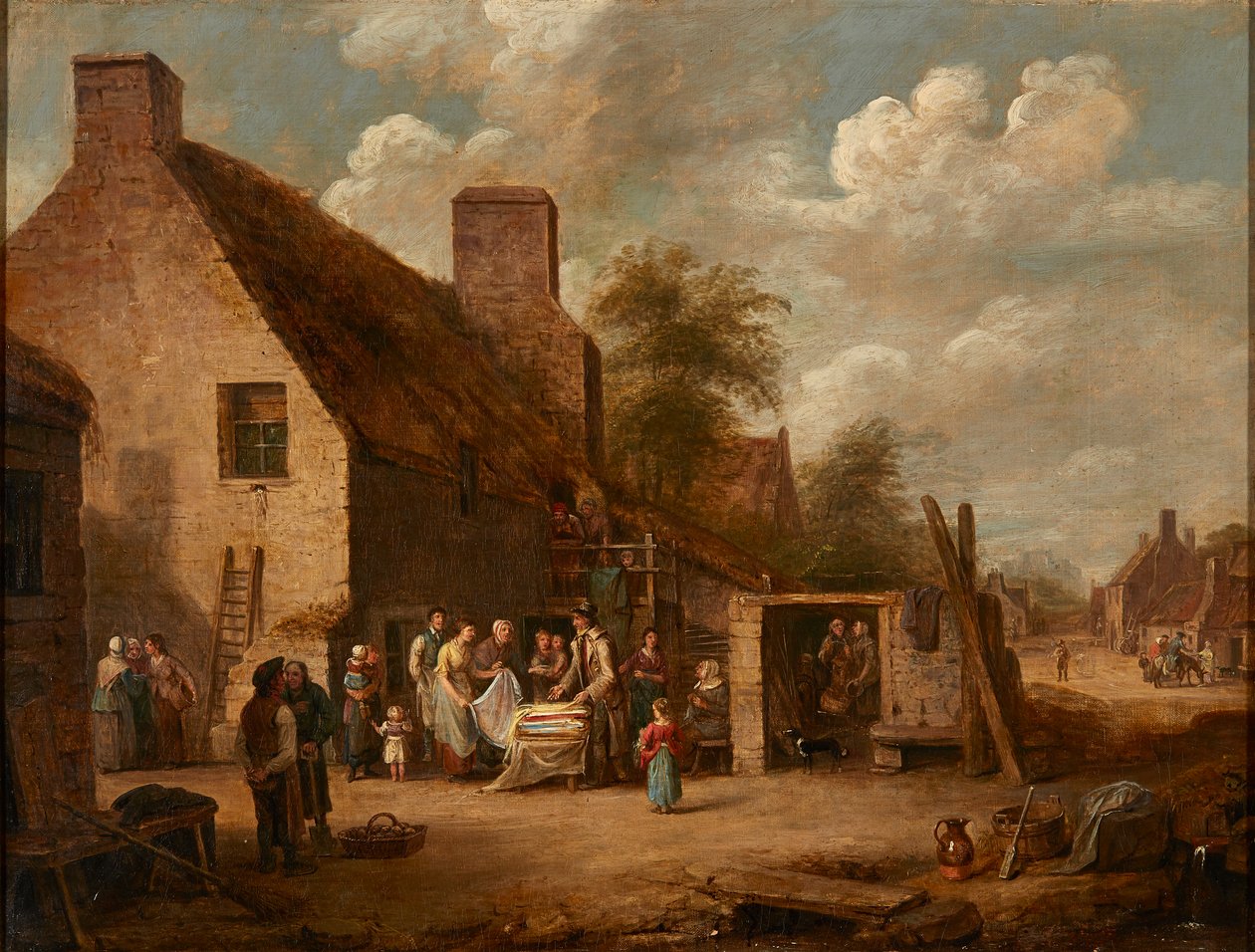 The Travelling Clothier (olje på lerret) av Alexander Carse