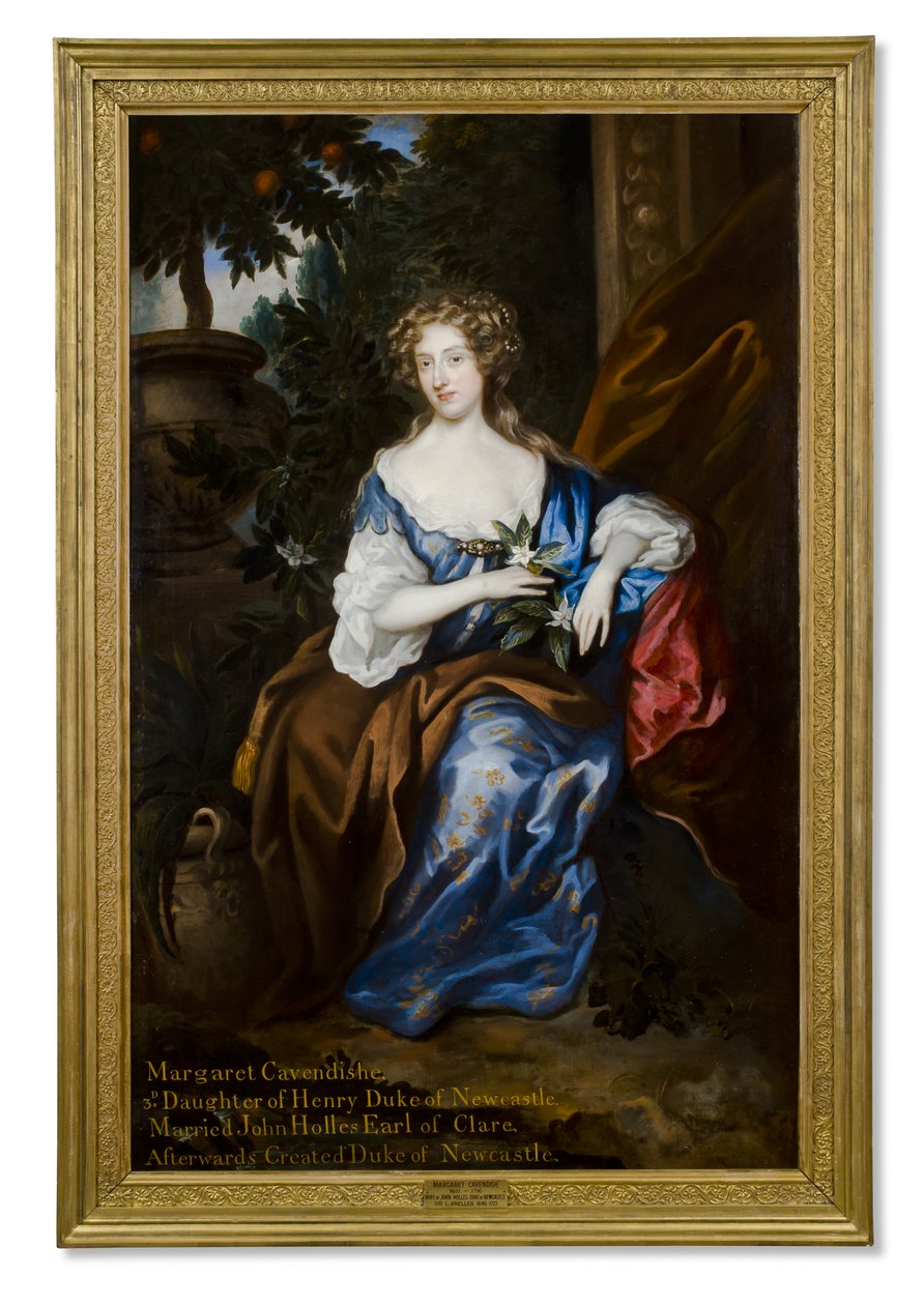 Portrett av Margaret Holles, hertuginne av Newcastle, 1685 av Alexander Comer