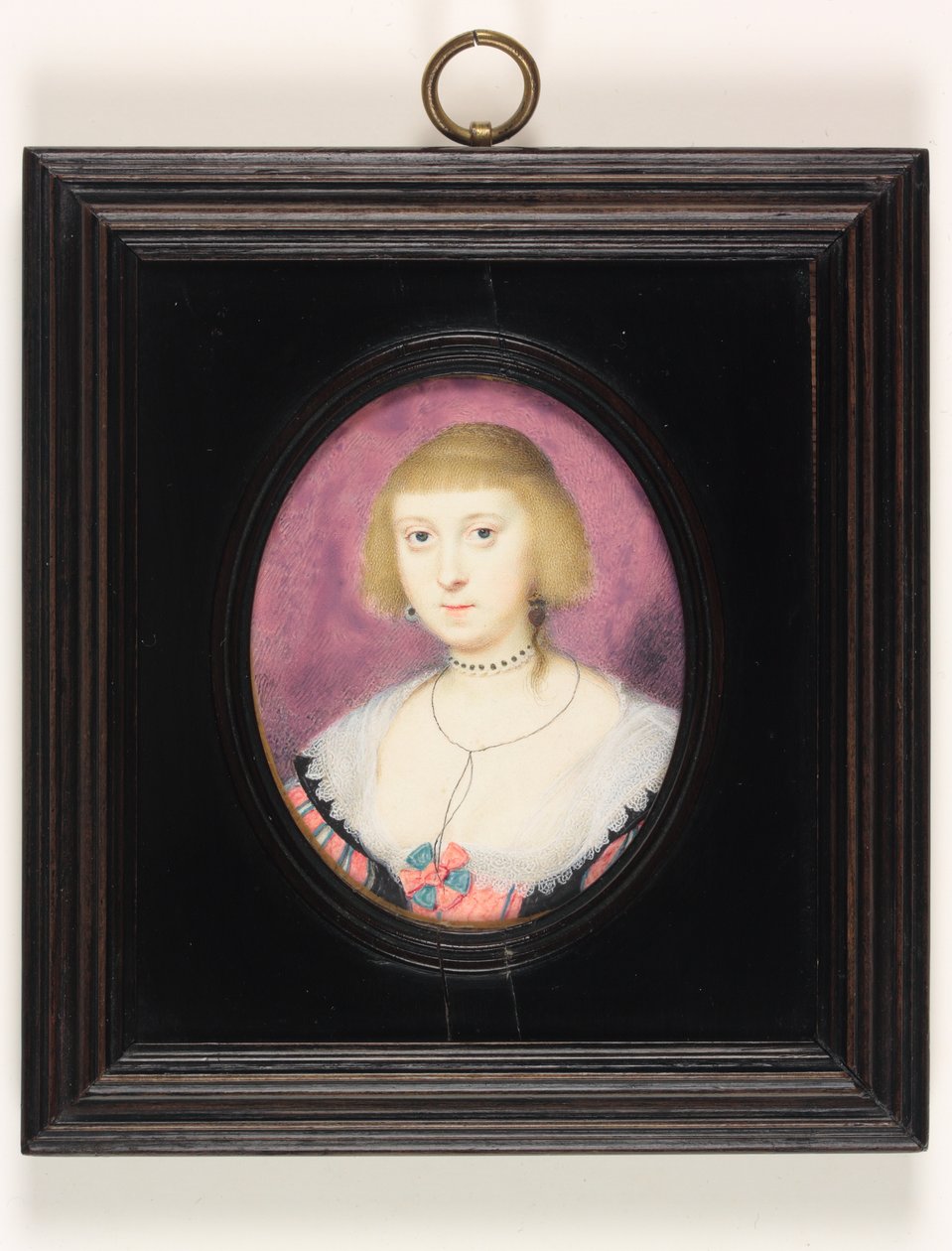 Lady Katherine Manners, hertuginne av Buckingham (akvarell på vellum) av Alexander Cooper