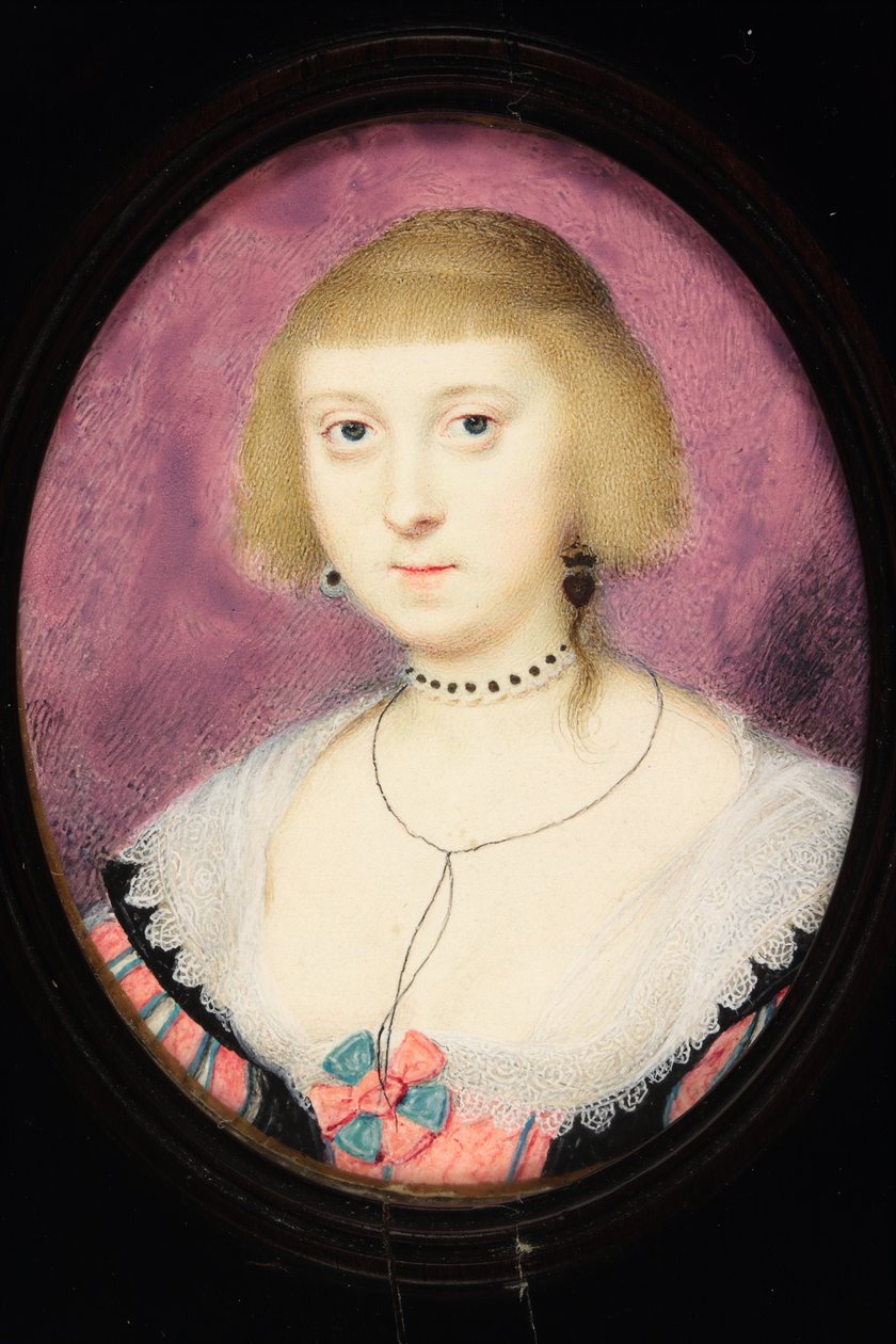 Lady Katherine Manners, hertuginne av Buckingham (akvarell på vellum) av Alexander Cooper