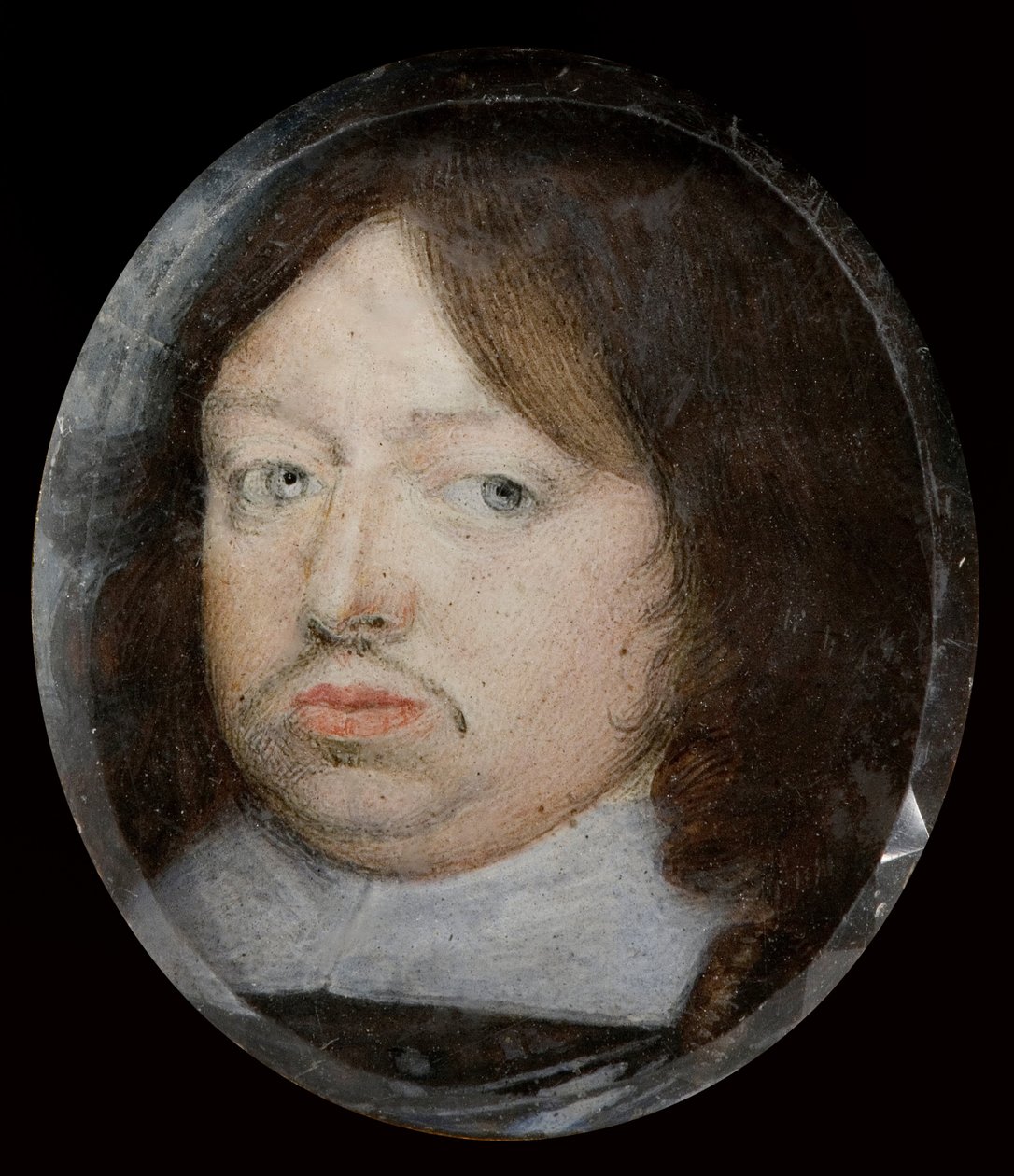Miniatyr av Karl X, konge av Sverige, ca. 1650 (gouache) av Alexander Cooper