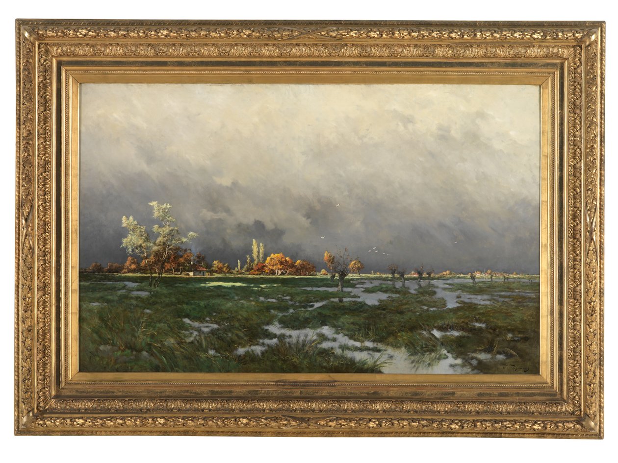 Solskinn etter stormen (olje på lerret) av Alexander Coosemans